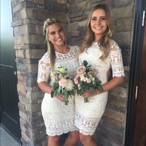 Cream Katie Waltman Dress